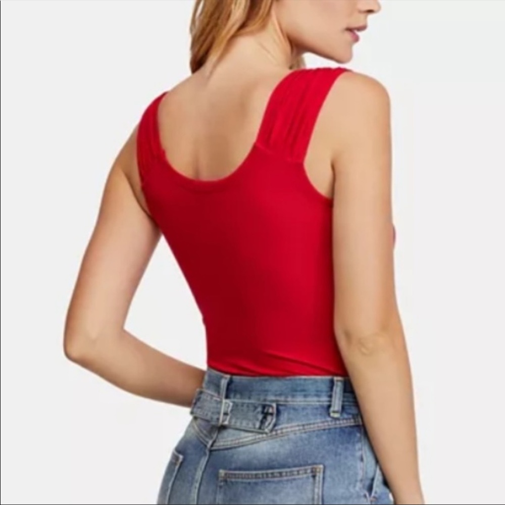 🔥FREE PEOPLE🔥KEYHOLE SWEETHEART BUST TANK TOP SIZE S NWT - Picture 2 of 4